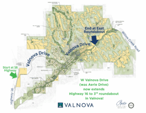 W Valnova Drive replaces W Aerie Drive.